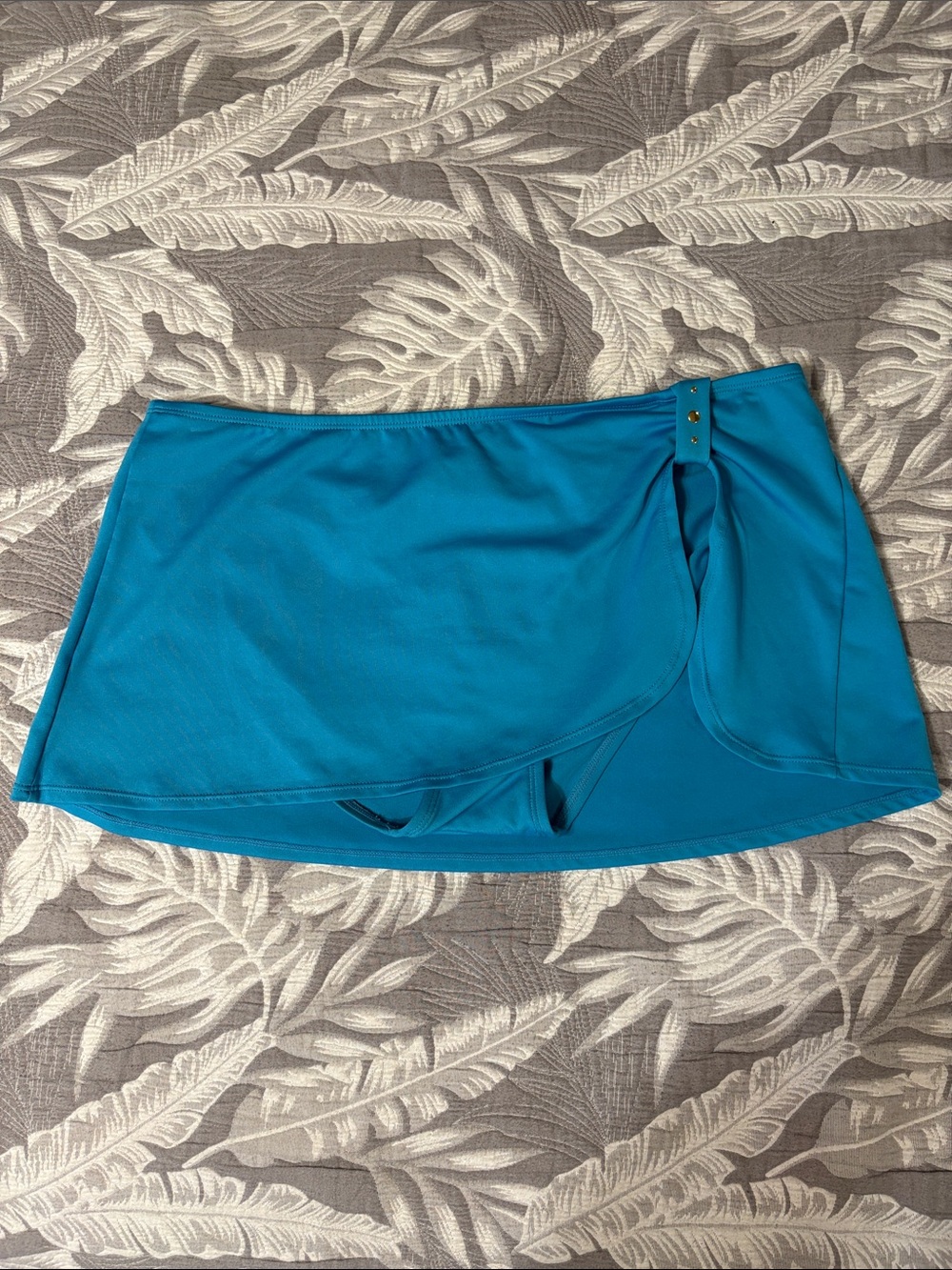 SONOMA Life+Style Turquoise Swim Skirt with Built-In Brief